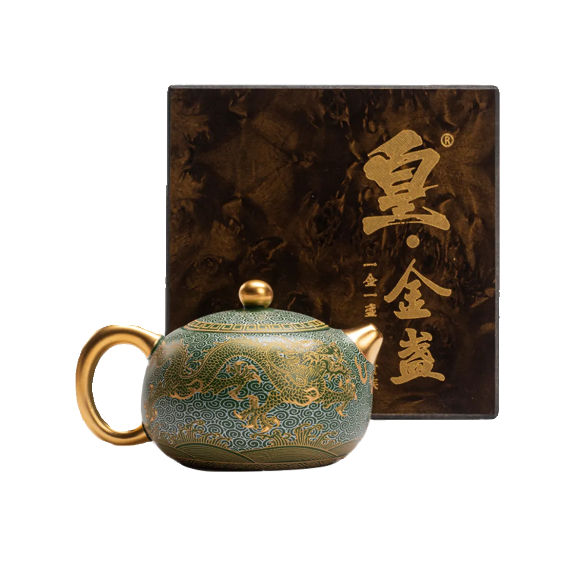 "Twin Dragons Playing with a Pearl – Xishi-style Teapot"