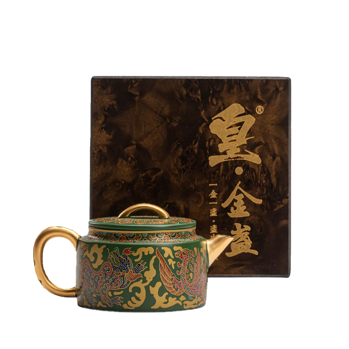 "Dragon and Phoenix Teapot – Symbol of Auspicious Harmony"