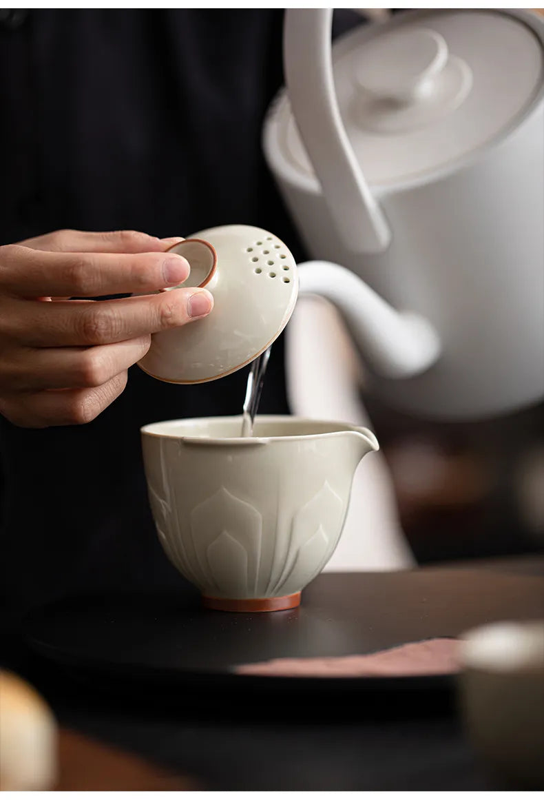 Qinglian Travel Tea Set – Portable Kungfu Teacup for One