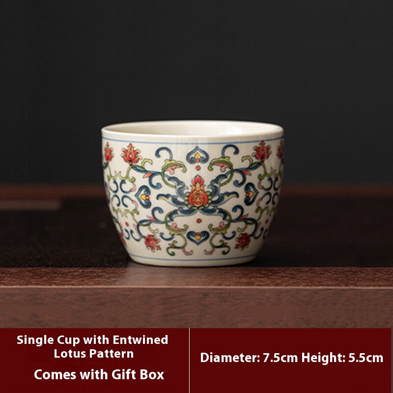 Yongle-Style Tea Cup – Inspired by Ming Dynasty Imperial Aesthetics