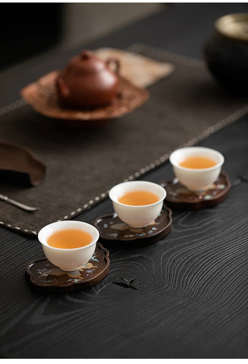 Ebony Ruyi Butterfly Coaster