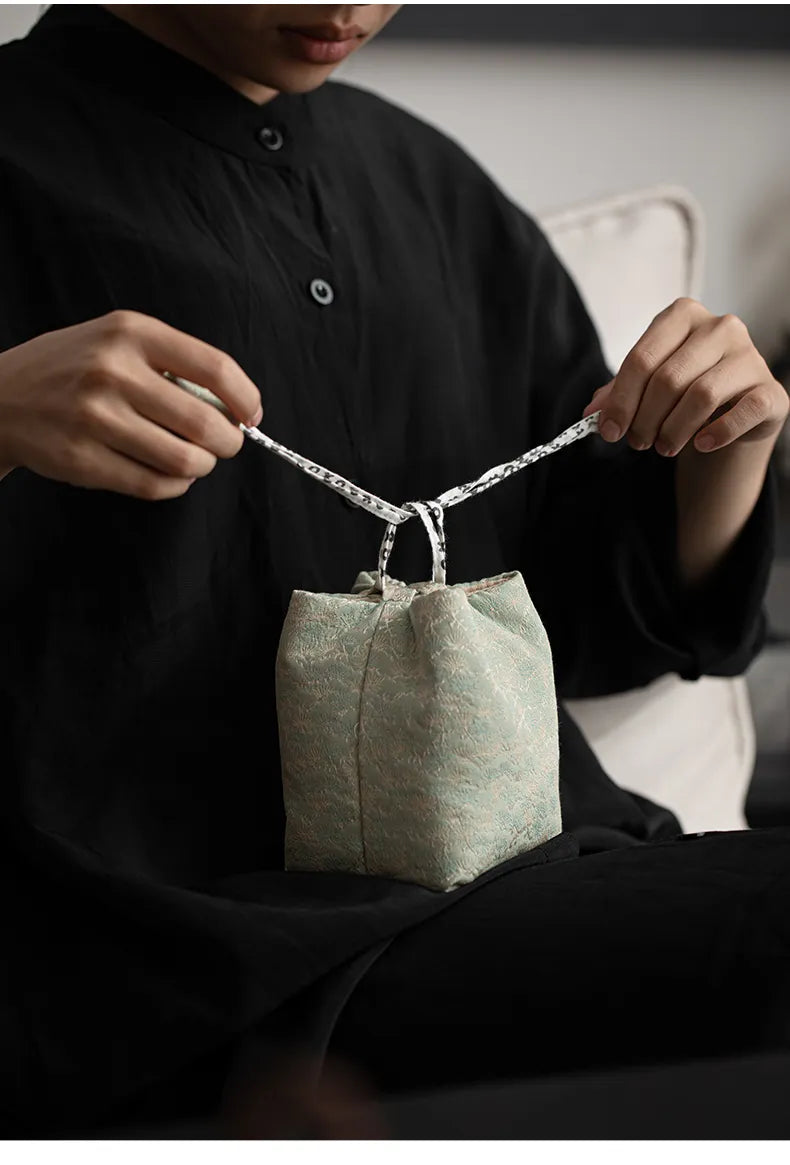 “Autumn Orchid” Fast-Brew Travel Tea Cup – Inspired by Gentle Waters and Graceful Blooms