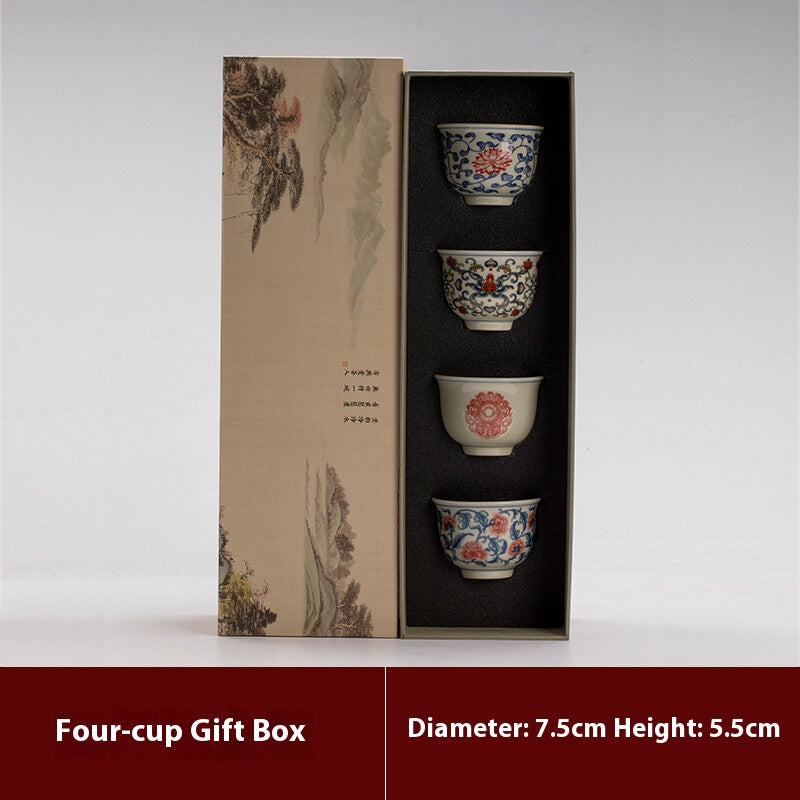 Yongle-Style Tea Cup – Inspired by Ming Dynasty Imperial Aesthetics