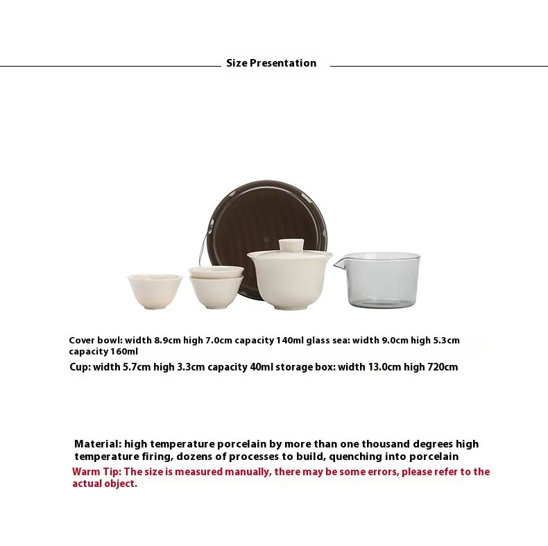 Portable Kungfu Tea Cup Set – “Carry a Breeze” Travel Teacup for One
