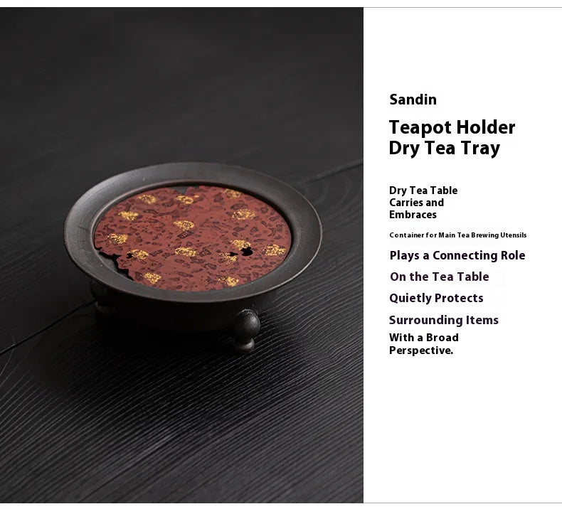 Reddish-Brown "Three Tripods" Teapot Stand