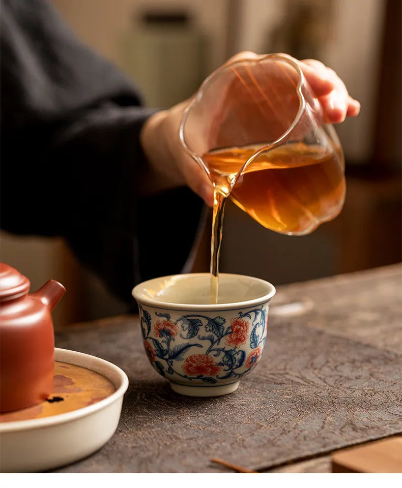 Yongle-Style Tea Cup – Inspired by Ming Dynasty Imperial Aesthetics