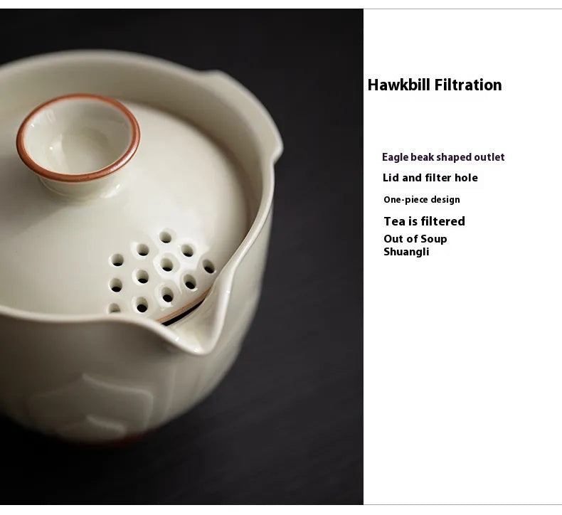 Qinglian Travel Tea Set – Portable Kungfu Teacup for One