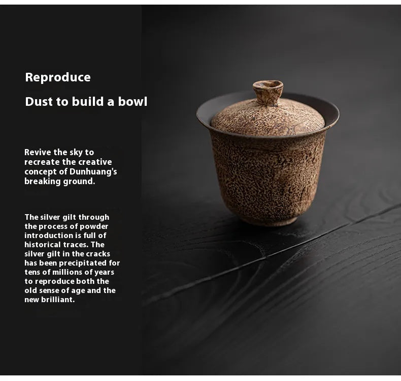Chenzao Handmade Gaiwan – Minimalist Covered Tea Bowl for Gongfu Brewing