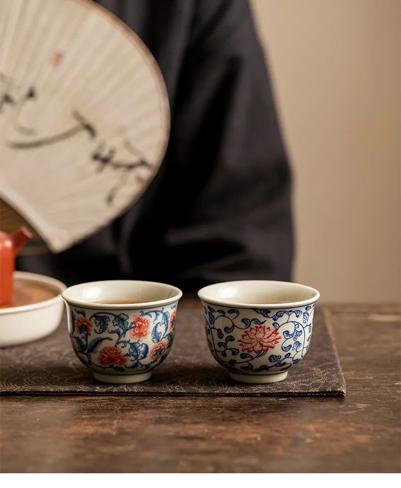 Yongle-Style Tea Cup – Inspired by Ming Dynasty Imperial Aesthetics