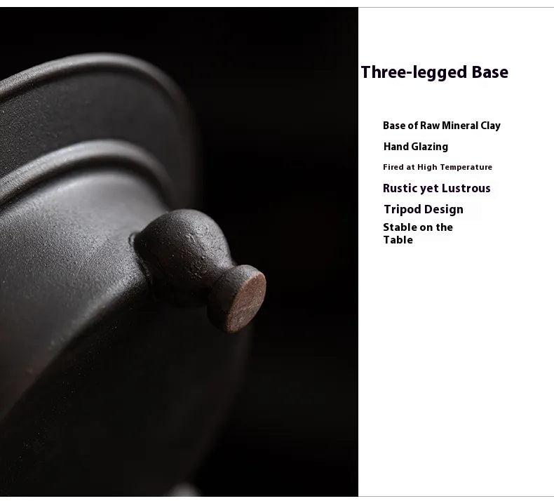 Reddish-Brown "Three Tripods" Teapot Stand