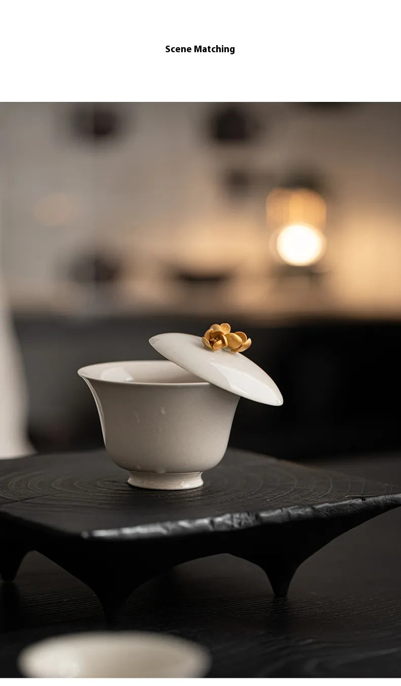 Ash Glaze “Qinrui” Gaiwan