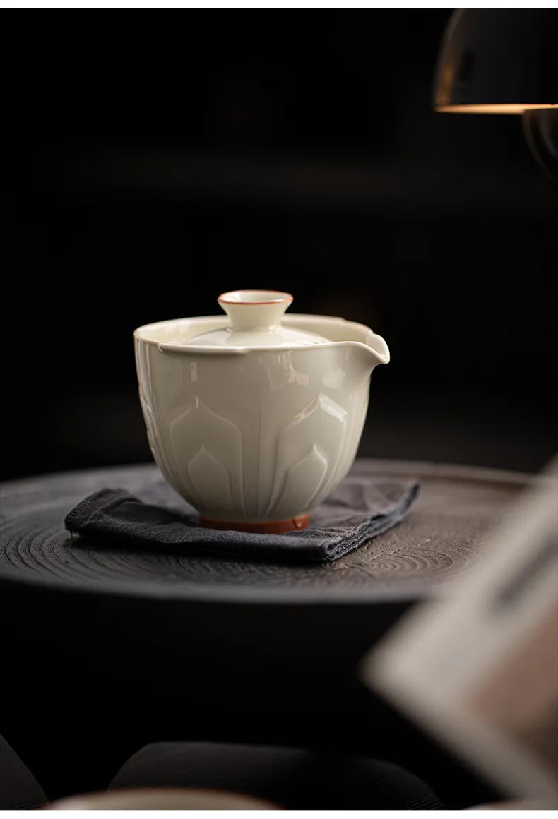 Qinglian Travel Tea Set – Portable Kungfu Teacup for One