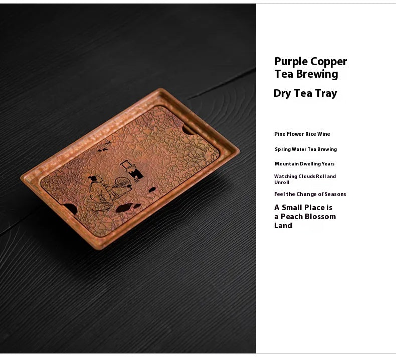 "Whispering Pines" – Purple Copper Dry Brewing Tray
