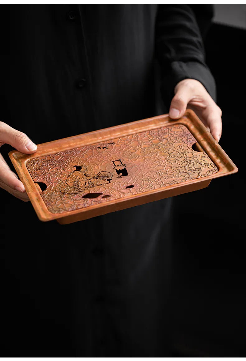 "Whispering Pines" – Purple Copper Dry Brewing Tray