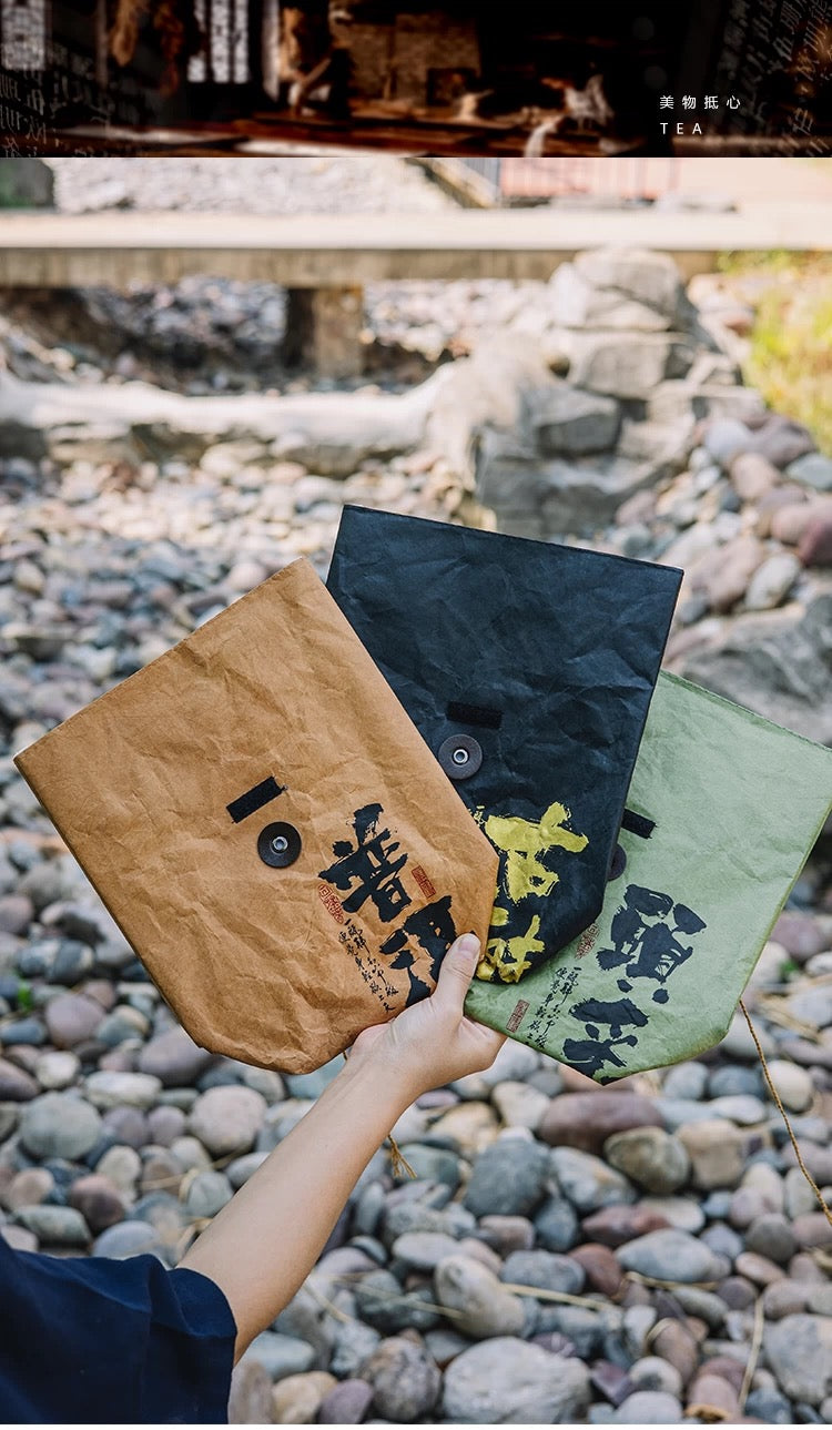 Outdoor tea leaf storage bag, DuPont paper material