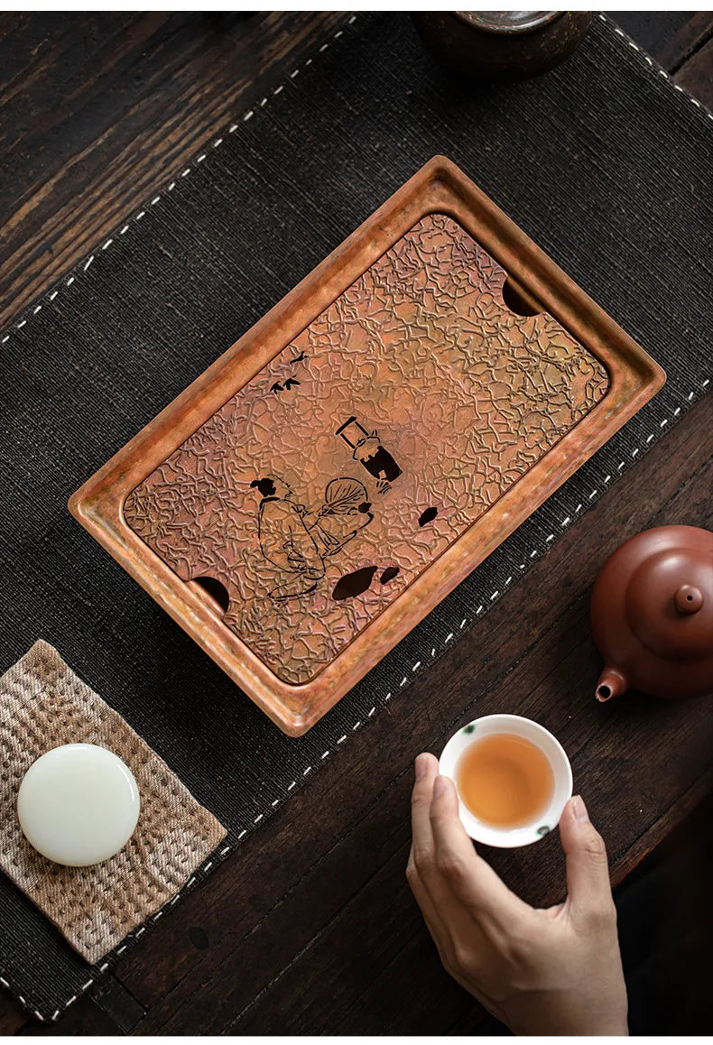 "Whispering Pines" – Purple Copper Dry Brewing Tray