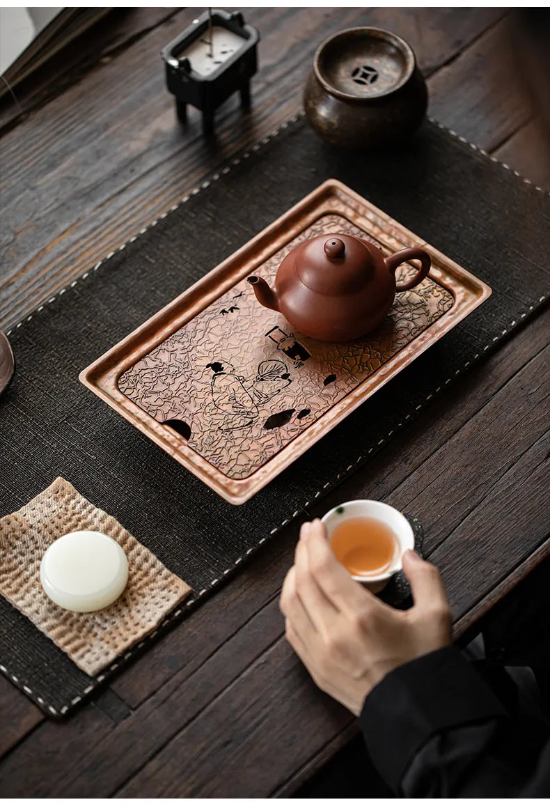 "Whispering Pines" – Purple Copper Dry Brewing Tray