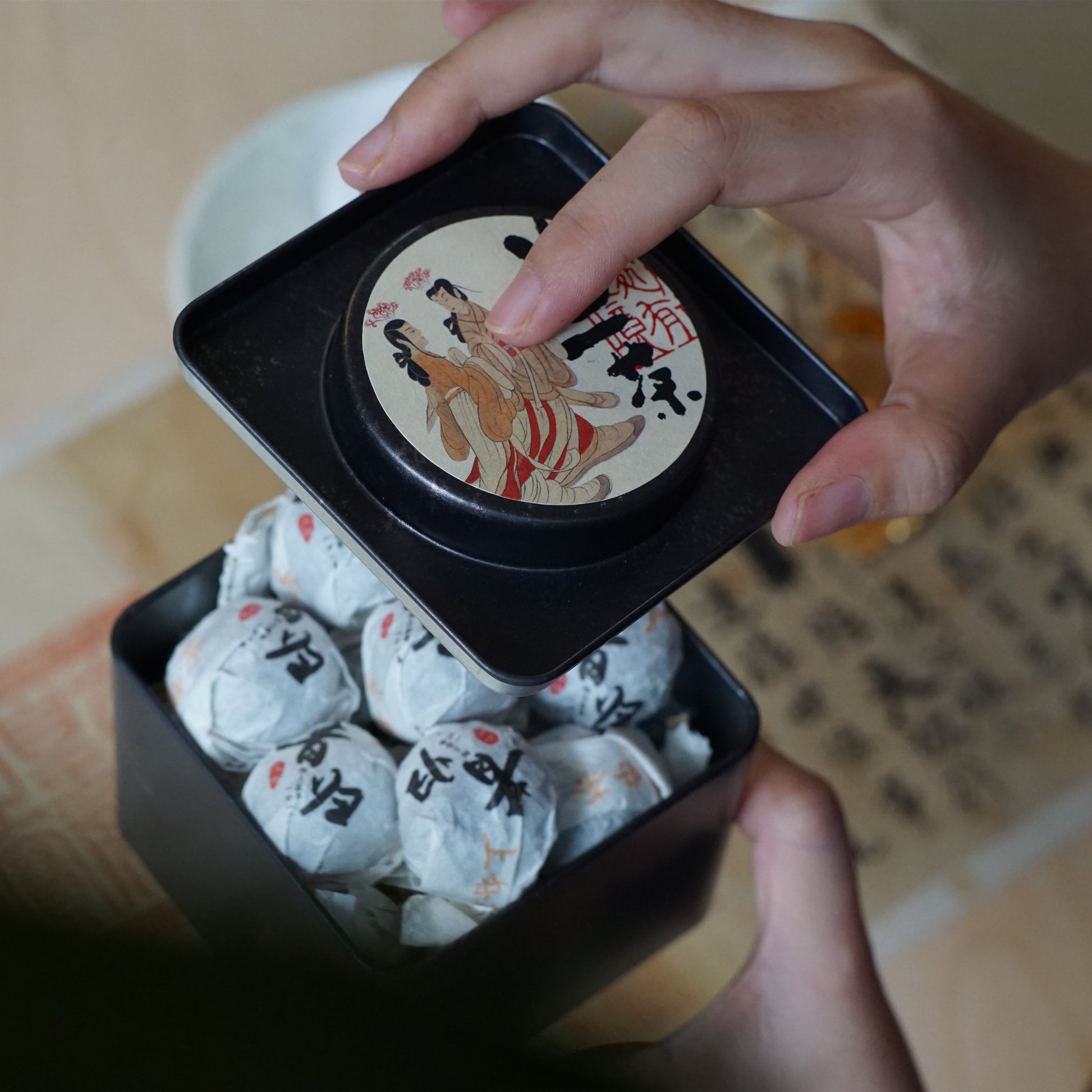 2021 Autumn Xigui Raw Pu-erh Tea – Mini Round Leaf Balls, Convenient Single-Serve