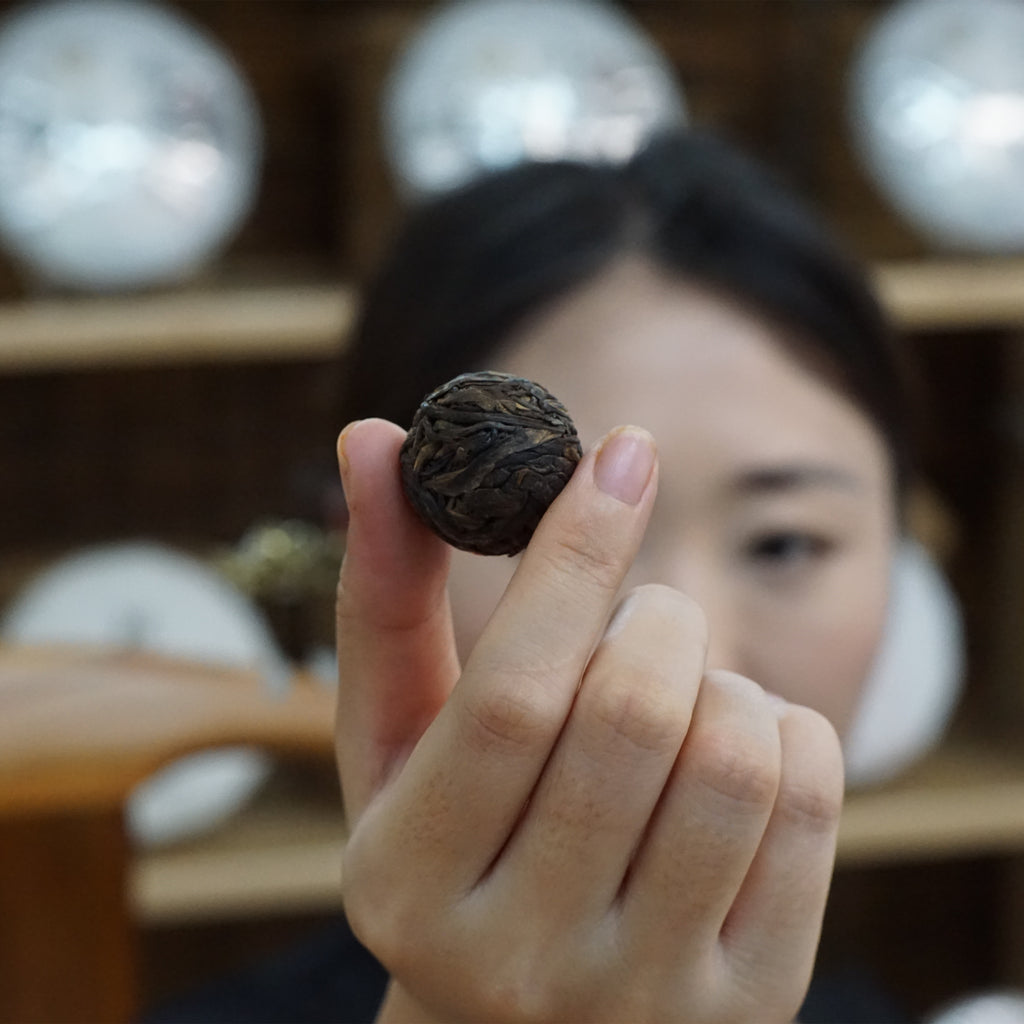 2021 Autumn Xigui Raw Pu-erh Tea – Mini Round Leaf Balls, Convenient Single-Serve
