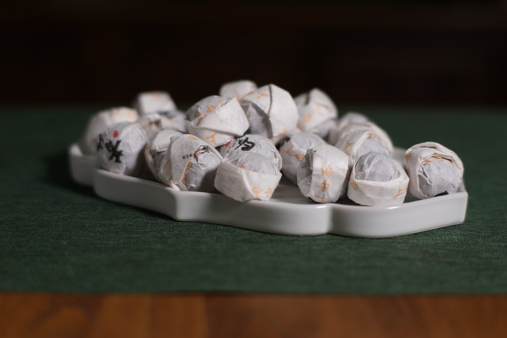 2021 Autumn Xigui Raw Pu-erh Tea – Mini Round Leaf Balls, Convenient Single-Serve