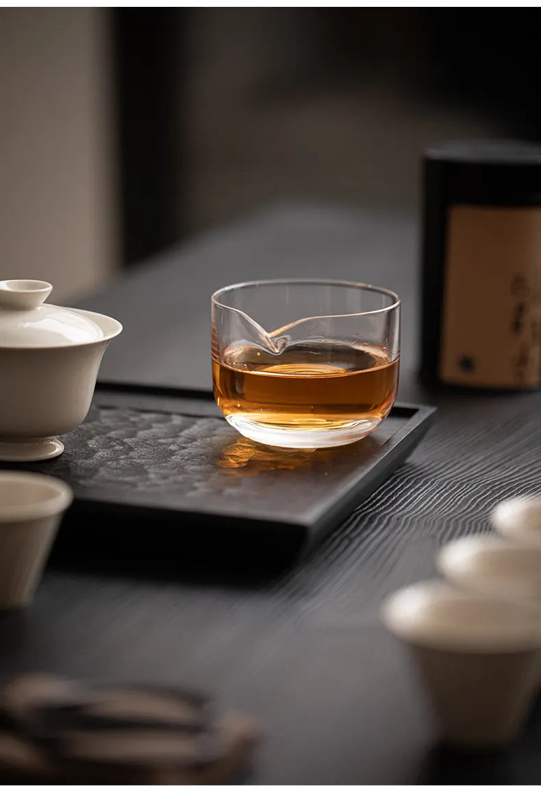 Ash Grey Portable Tea Set – Minimalist Travel Teaware with Unique Style