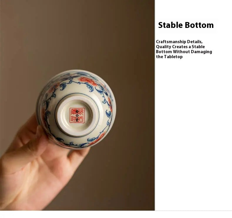 Yongle-Style Tea Cup – Inspired by Ming Dynasty Imperial Aesthetics