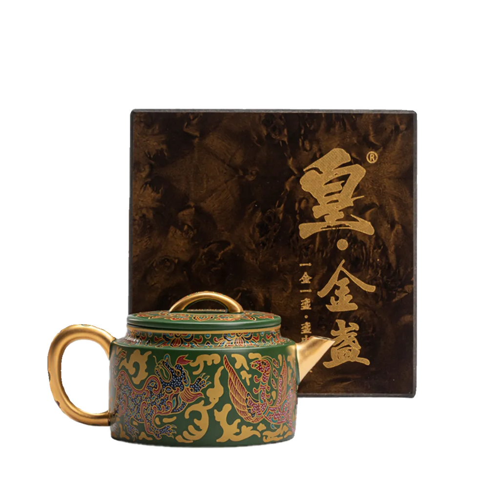 "Dragon and Phoenix Teapot – Symbol of Auspicious Harmony"