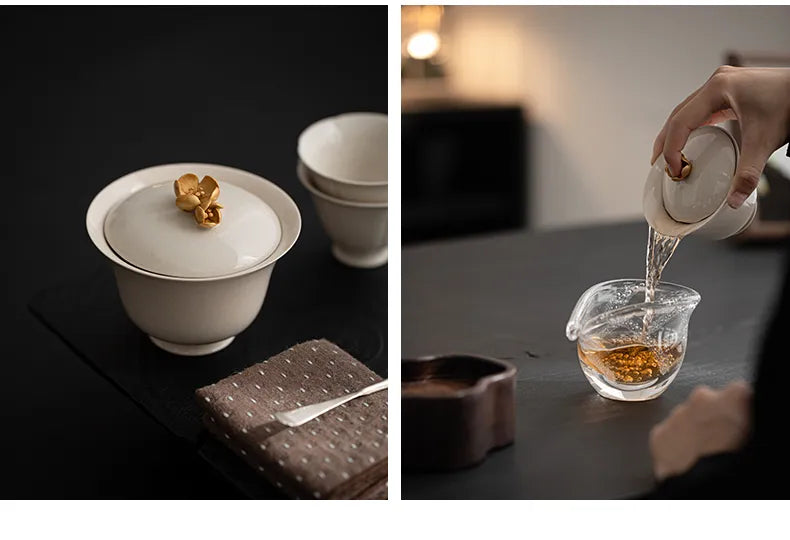Ash Glaze “Qinrui” Gaiwan