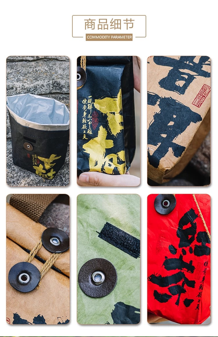 Outdoor tea leaf storage bag, DuPont paper material