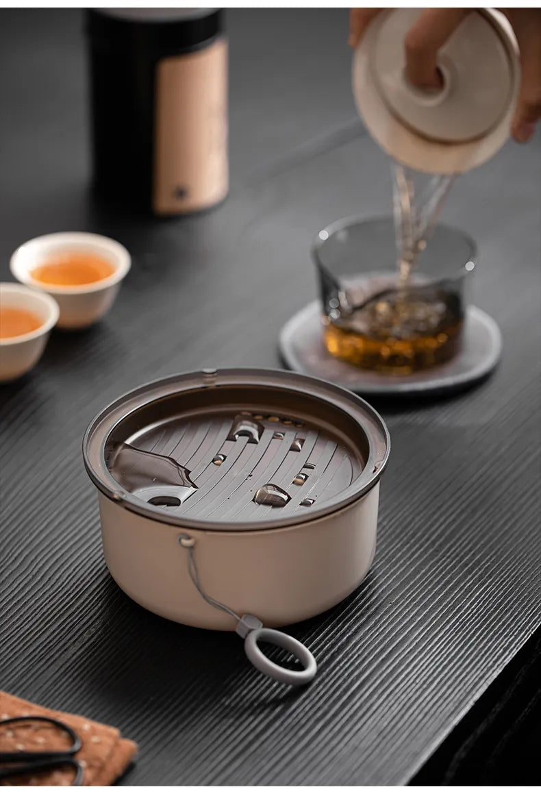 Portable Kungfu Tea Cup Set – “Carry a Breeze” Travel Teacup for One