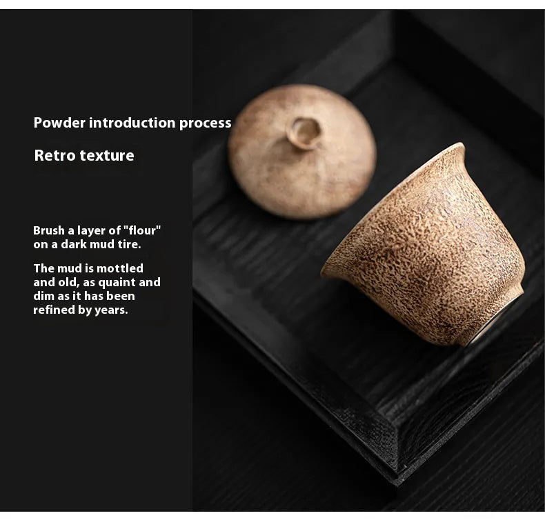 Chenzao Handmade Gaiwan – Minimalist Covered Tea Bowl for Gongfu Brewing