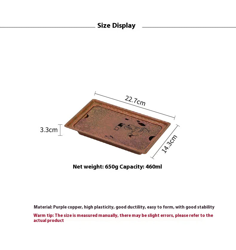 "Whispering Pines" – Purple Copper Dry Brewing Tray