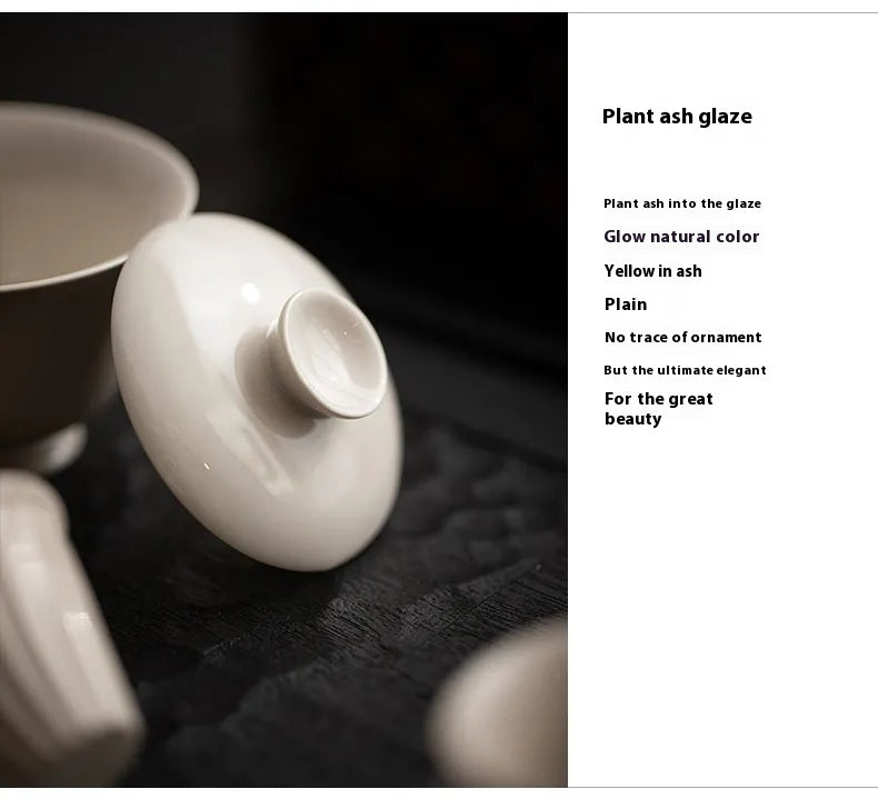Ash Grey Portable Tea Set – Minimalist Travel Teaware with Unique Style