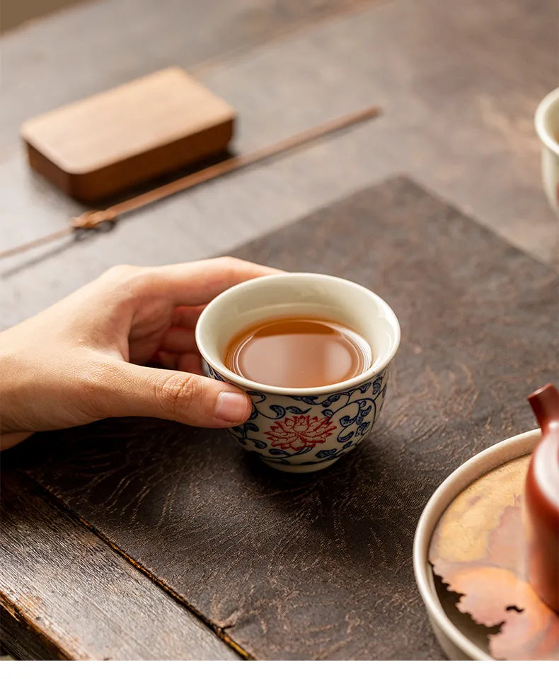 Yongle-Style Tea Cup – Inspired by Ming Dynasty Imperial Aesthetics