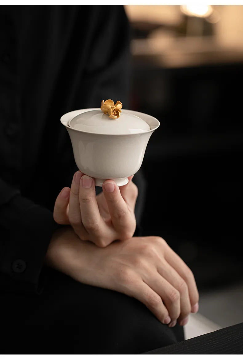 Ash Glaze “Qinrui” Gaiwan